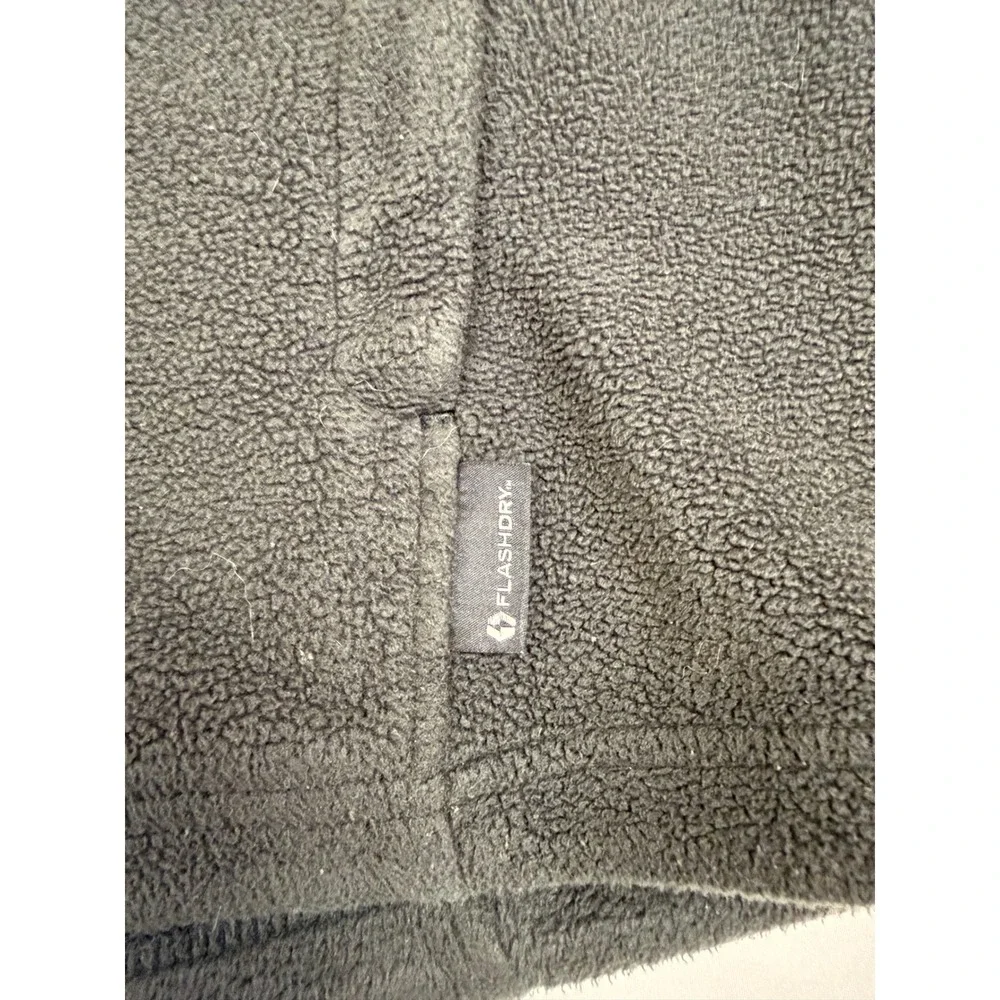 The North Face Jacket Men Large Grey Flashdry Fleece Full Zip Long Sleeve Hiking